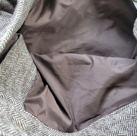 L.L.Bean Women's Herringbone Pants Size M Tall Brown - Picture 7 of 10